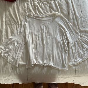 White Boutique Wide White Blouse